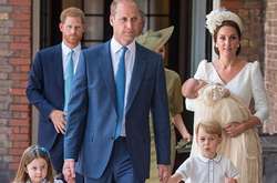   Кейт Миддлтон, принц Уильям с детьми  