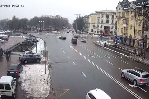 Нардеп потрапила у ДТП у центрі Києва (відео)