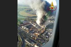 Рим опинився в диму через пожежу на найбільшому сміттєзвалищі