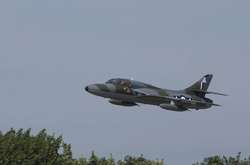  Винищувач Hawker Hunter впав у воду  