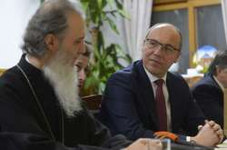 Парубій провів зустріч з митрополитом Корейським Амросієм