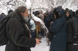 Біля Ради московські священики мітингують проти «втручання держави у церкву»