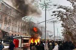 Фейк про пожежу на Софійській площі поширювали ЗМІ