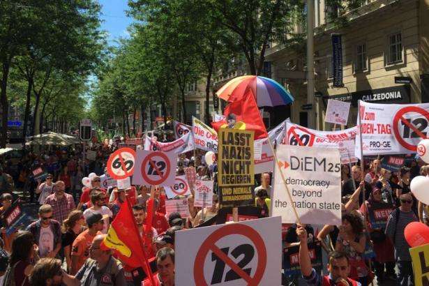 У Відні тисячі людей протестували проти урядових реформ