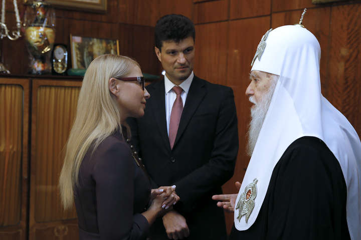 Тимошенко зауважила роль Філарета у створенні незалежної церкви