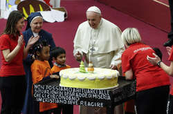 Діти прийшли до Папи на аудієнцію напередодні дня народження