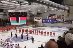 Щось пішло не так. На хокейному турнірі замість гімну Білорусі включили хіт «Піснярів»