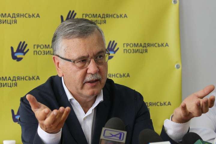 Гриценко оприлюднив імена керівників свого центрального виборчого штабу