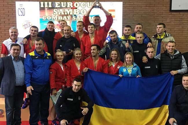 Українська збірна здобула більше 20 медалей на Кубку Європи із самбо
