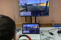 В Житомире студент создал виртуальный троллейбус, точно имитирующий движение по городу