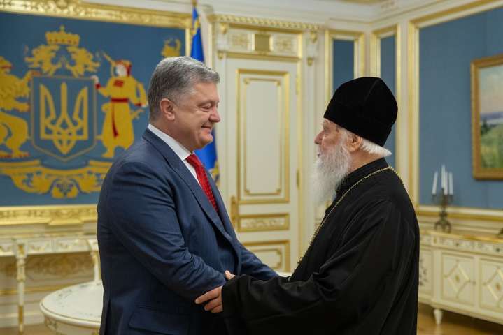 Петро Порошенко та Філарет - Українська автокефалія: два головних сподвижника