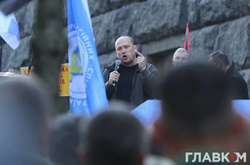  Сергій Каплін на мітингу в Києві 17 жовтня 2018 року постраждав від дій нападника 
  