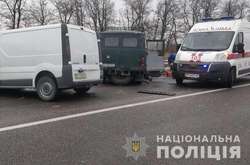 Аварія сталась  в Олешківському районі на виїзді із села Раденськ 