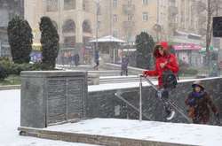 У Києві невеликий сніг