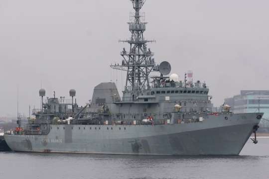 Поблизу Латвії помітили російський корабель-розвідник