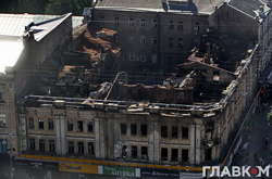  Будівля колишнього Центрального гастроному на Хрещатику, 40/1 згоріла&nbsp;20 червня 2017 року 
  