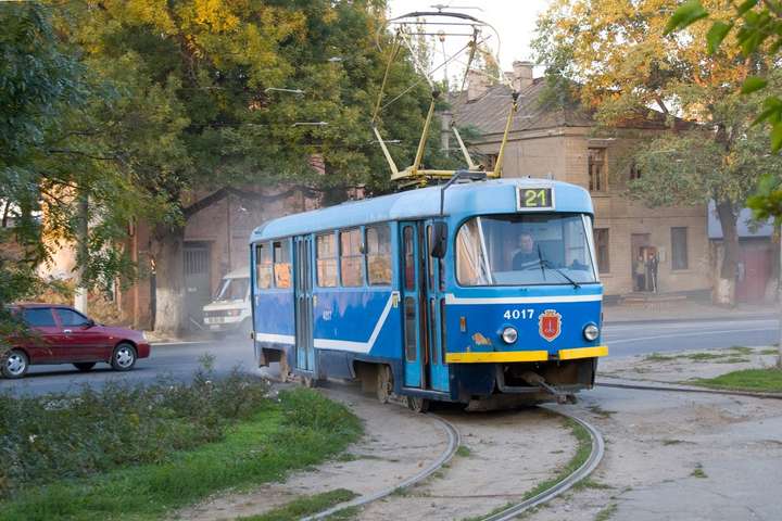 В Одесі закрили трамвайний маршрут