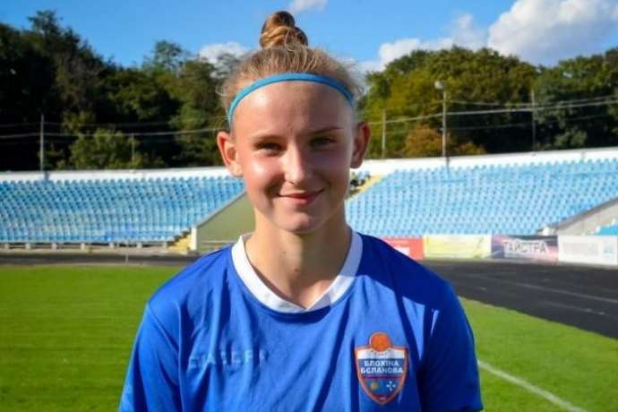 Дівчину з Вінниці визнали кращою молодою футболісткою України