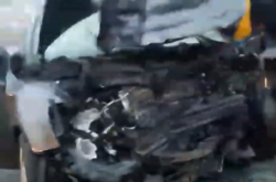 Під Києвом сталася лобова ДТП за участю маршрутки