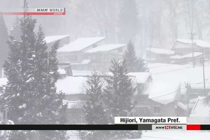В Японії випало 1,5 метра снігу