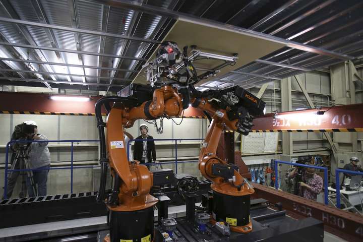 Японська компанія створила будівельних роботів (відео)