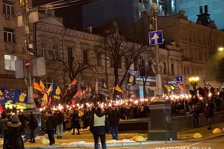 У поліції розповіли, як пройшли марші на честь Бандери у Києві