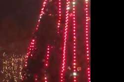 Чоловіка, який заліз на новорічну ялинку в Борисполі, можуть посадити за ґрати