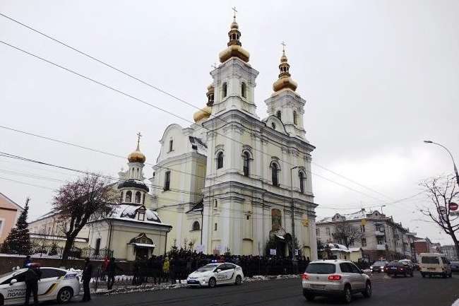 Московські попи ходили Винницею і захищали православ'я (фото, вІдео)