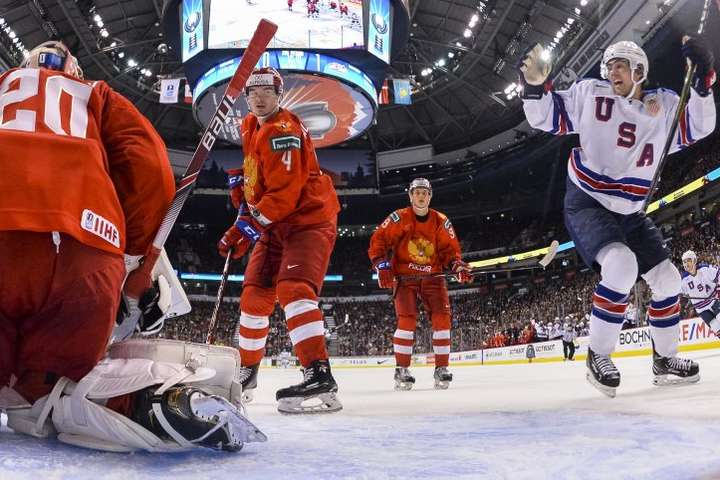 Збірна США вибила Росію з боротьби за золото чемпіонату світу з хокею