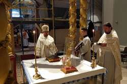 Літургію провів екзарх Вселенського патріарха Варфоломія єпископ Іларіон