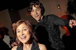 Тимоти Шаламе с мамой