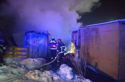  Загорання виникло в металевому вагончику розміром 10 кв. м 