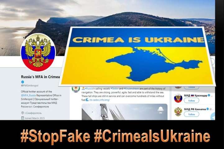 Україна вимагає від Twitter заблокувати сторінку «МЗС Росії в Криму»