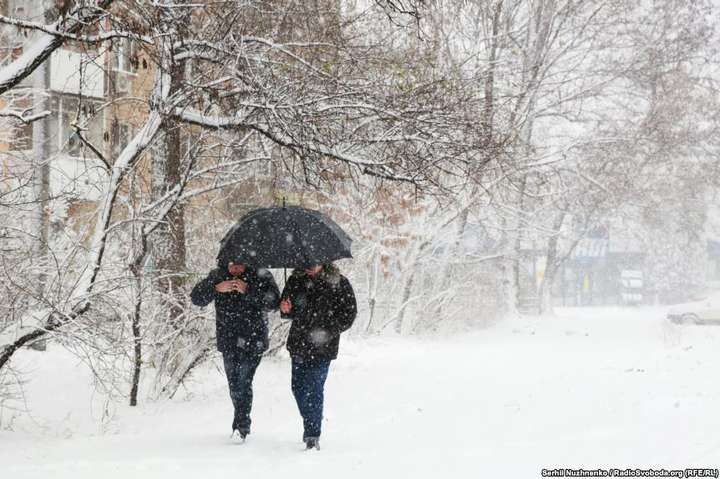 На Дніпропетровщині очікуються сильні снігопади