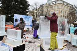 У Львові стартував конкурс крижаних скульптур