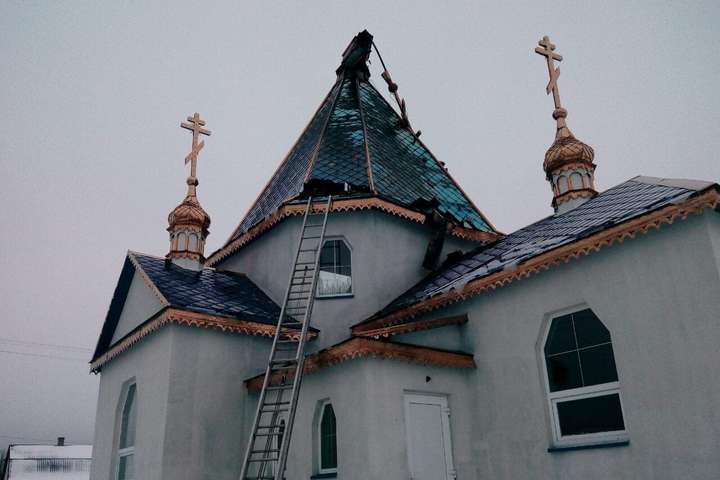 На Волыни спасли от огня церковь Московского патриархата