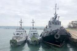 Захоплені українські кораблі