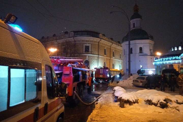 Пожежа у Києво-Печерській лаврі: поліція відкрила кримінальне провадження