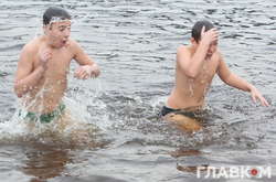 Купання у Гідропарку, 19 січня 2018 р.