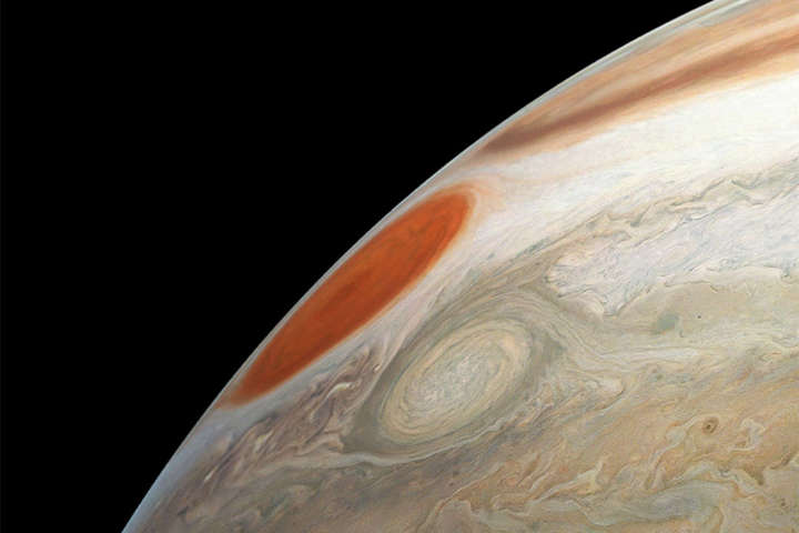 NASA оприлюднило нове фото штормів на Юпітері
