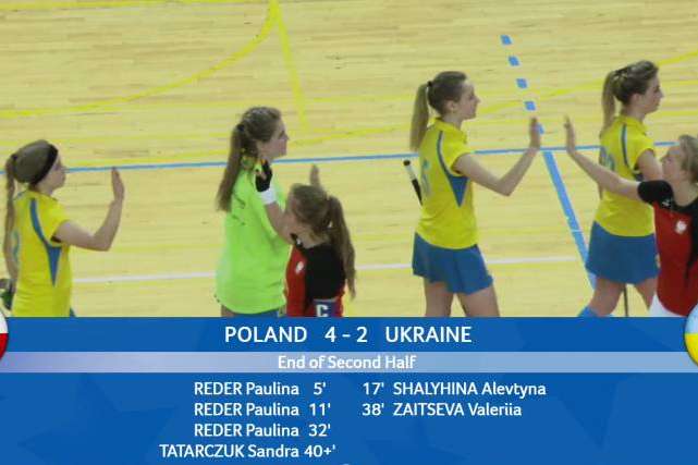 Молодіжна жіноча збірна України програла вже четвертий матч на першості Європи з індорхокею