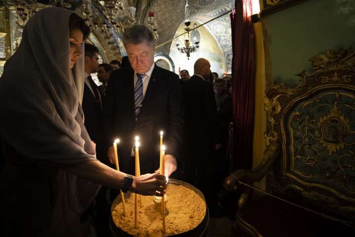 Порошенко в Єрусалимі помолився за припинення російської агресії