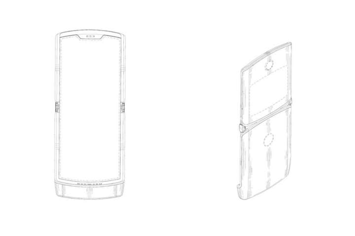 Motorola запатентовала смартфон-раскладушку с гибким экраном