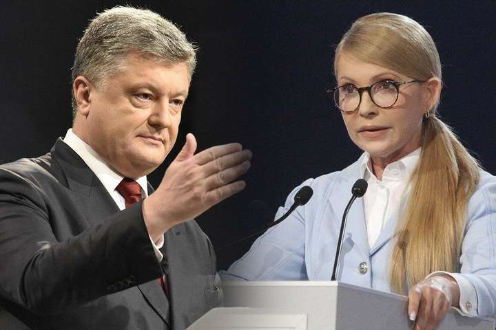 Свіжі президентські рейтинги: Порошенко наздоганяє Тимошенко 