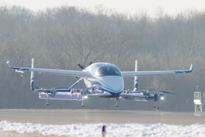 Boeing провел испытания быстрого электрического аэротакси