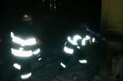 Пожежа виникла в одному із під’їздів в підвальному приміщенні на площі 5 кв. м