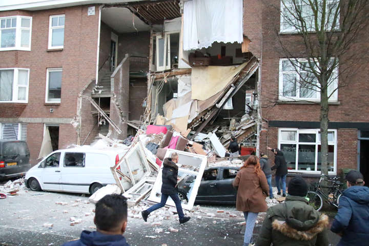 Внаслідок вибуху у Гаазі обвалилась частина будинку