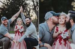 «Одна дочь на двоих»: Душевная история маленькой принцессы и ее двух пап