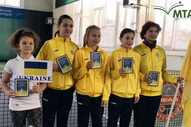 Зимовий кубок Європи (U12) з тенісу: українські дівчата виграла зональний турнір