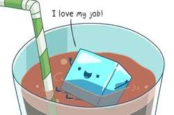 Опубликованы приключения тающего кубика льда в комиксах Пенг Вен Вонга